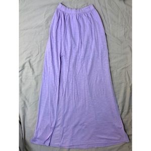 Most Beautiful Lilac Maxi Skirt